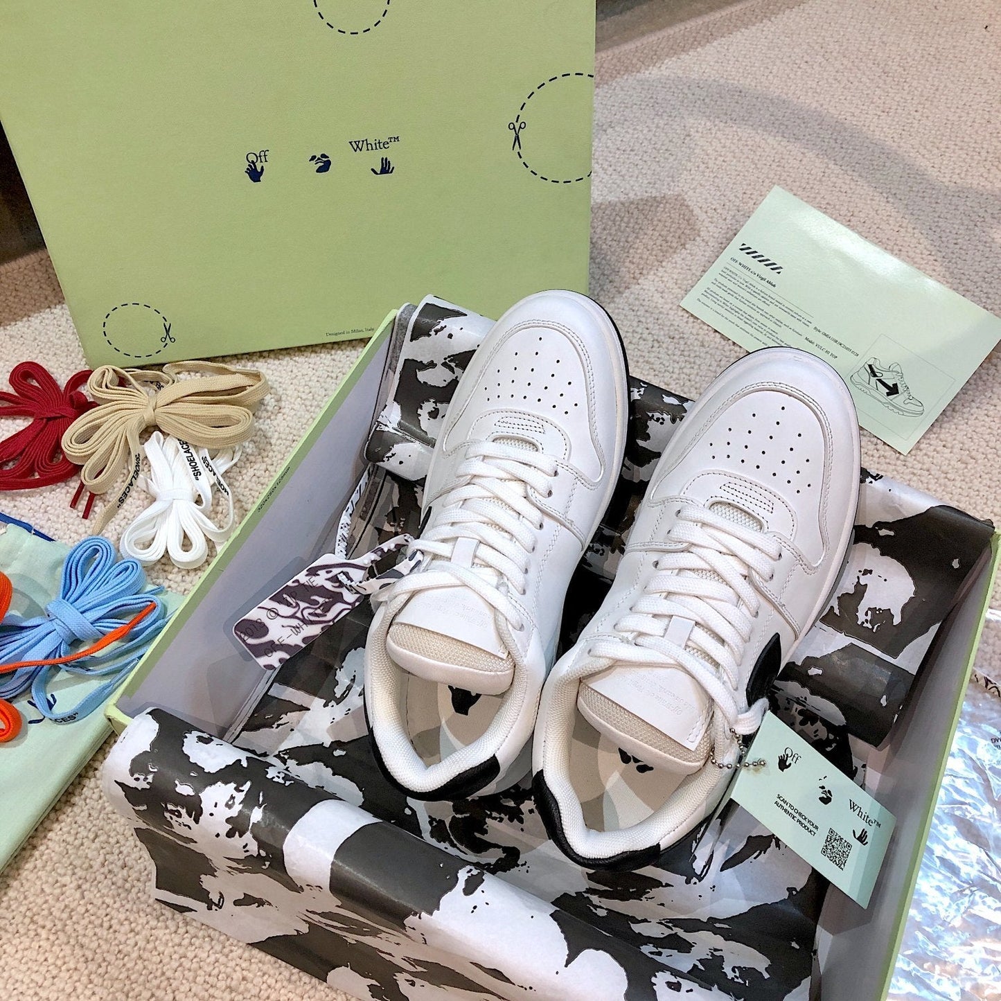 Off-White Out of Office Low 'White Black'