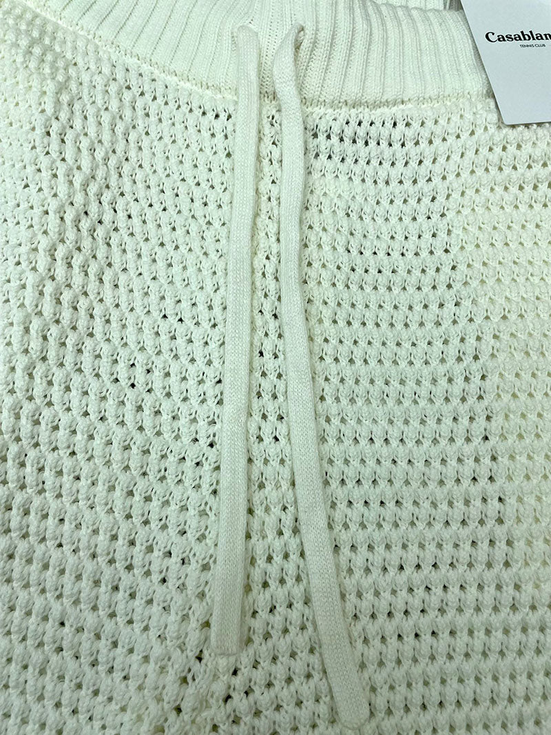 CASABLANCA Tennis Crochet Short in Green