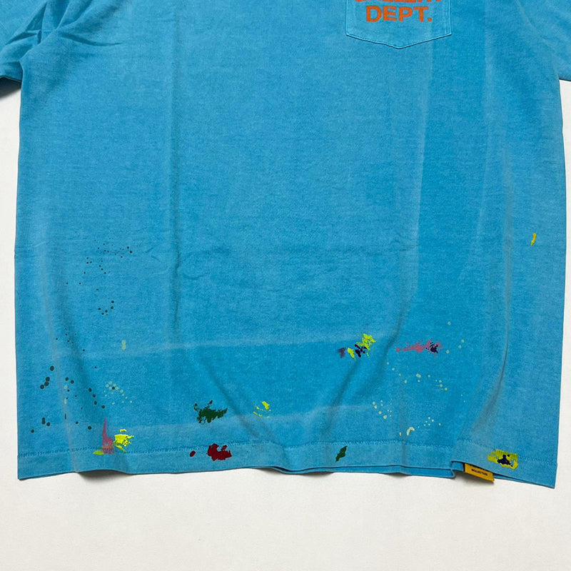 GALLERY DEPT. Vintage Logo Painted T-Shirt Blue