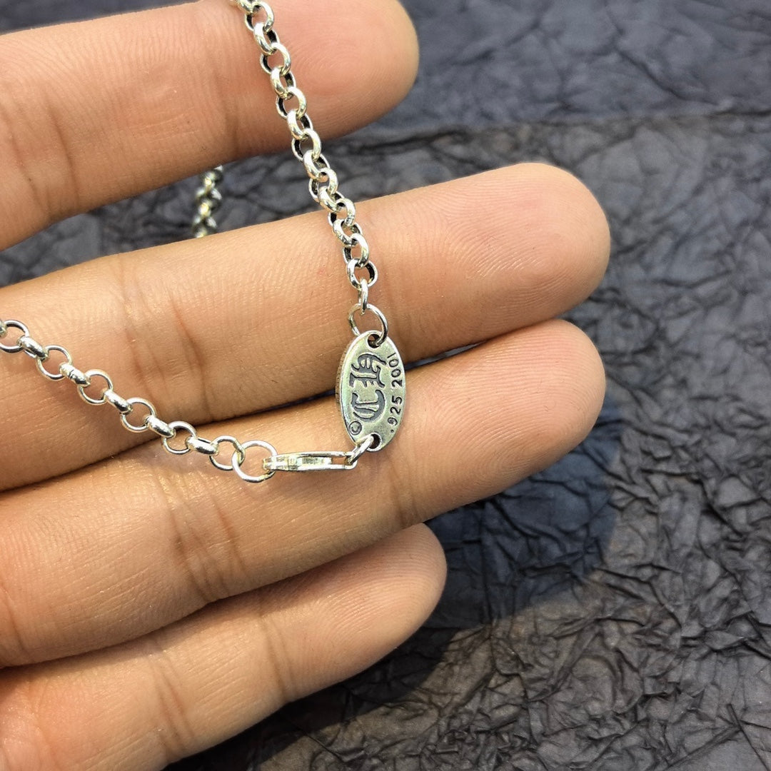 Chrome Hearts - Rolling Stones Dog Tag Pendant Necklace