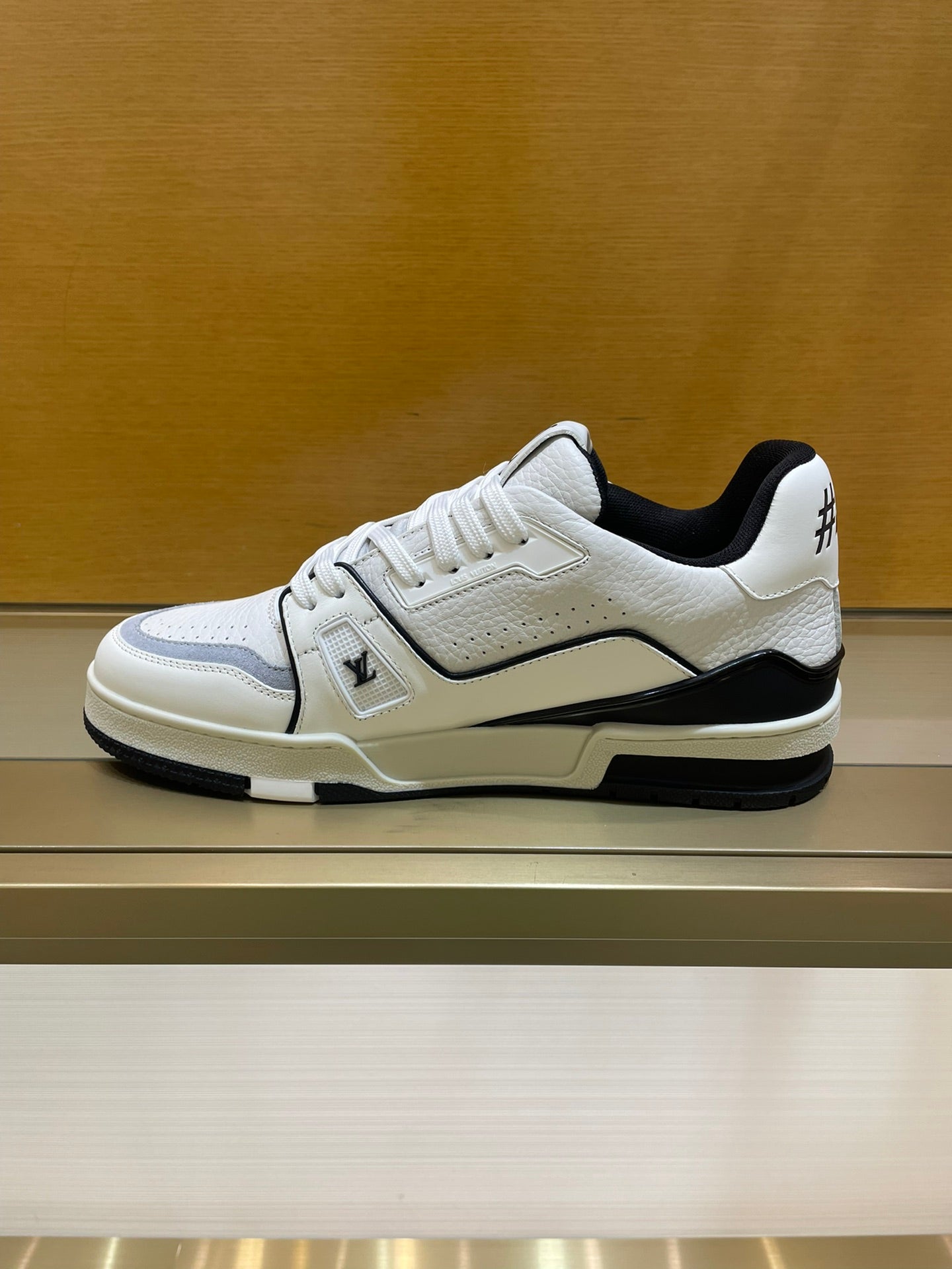 Louis Vuitton Trainer #54 Signature White Black