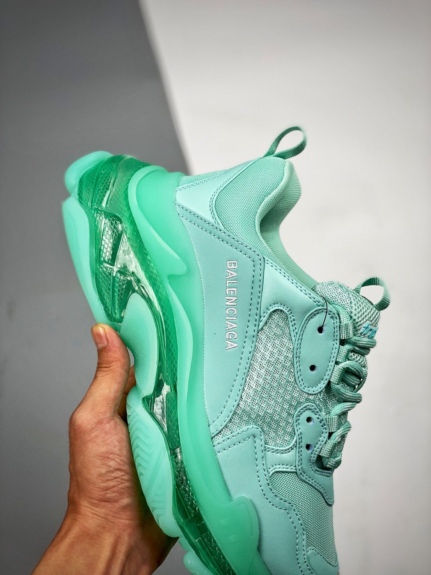 Balenciaga Triple S Sneaker 'Clear Sole - Mint'