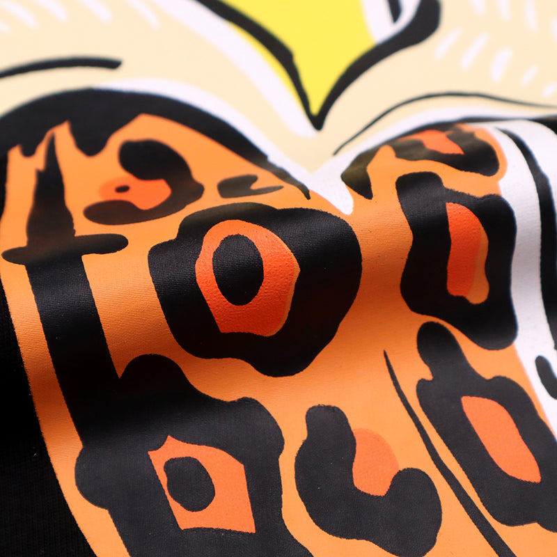 Palm Angels Leopard Banana T-Shirt Black