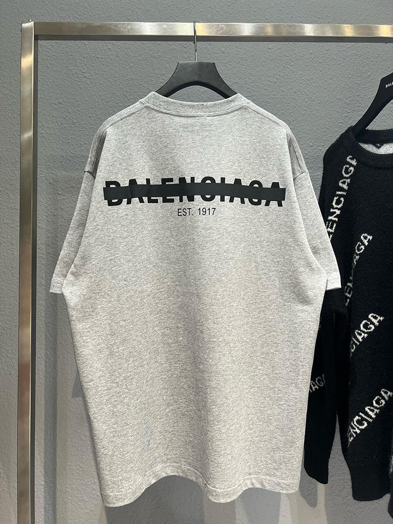Balenciaga Strike 1917 logo oversize T-shirt