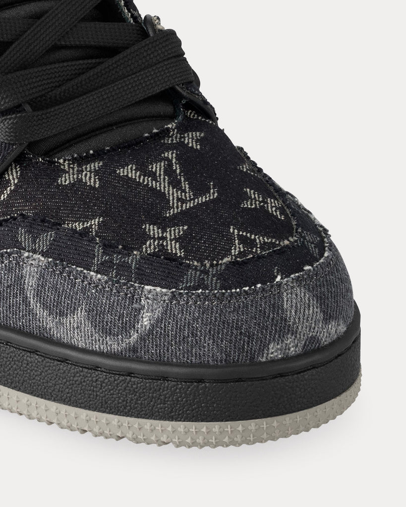 Louis Vuitton LV Trainer Monogram Black Denim