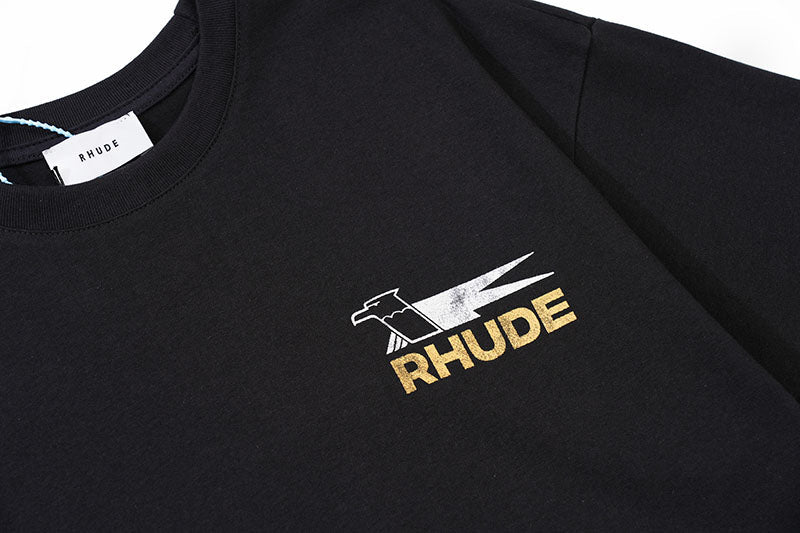 Rhude Eagle logo Tee Black