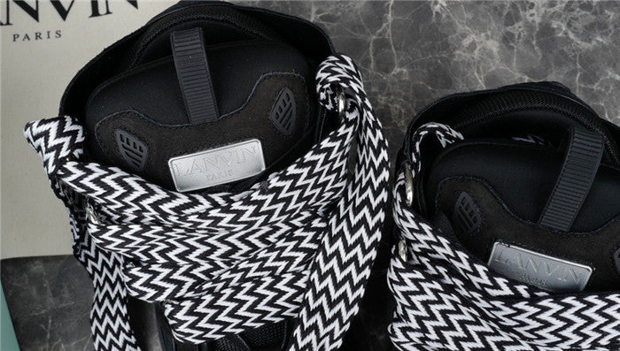 Lanvin Black Curb Sneakers