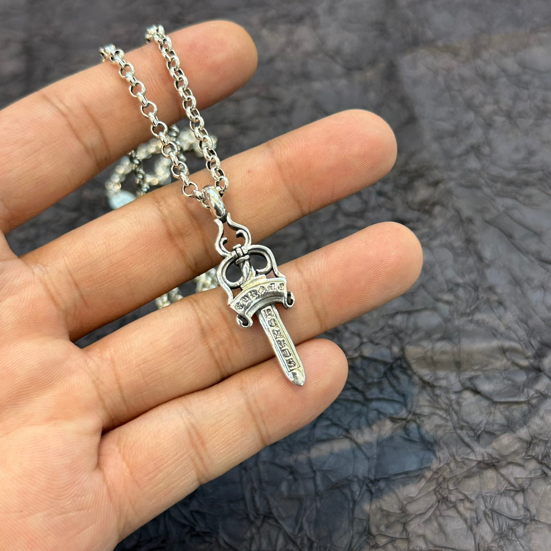 Chrome Hearts - Dagger Pendant Necklace 'Silver'