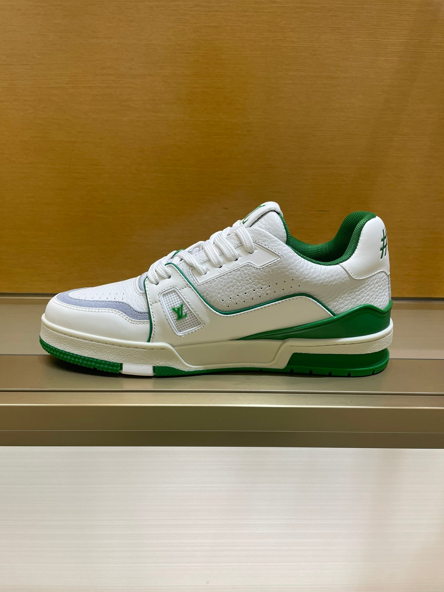 Louis Vuitton Trainer #54 Signature White Green