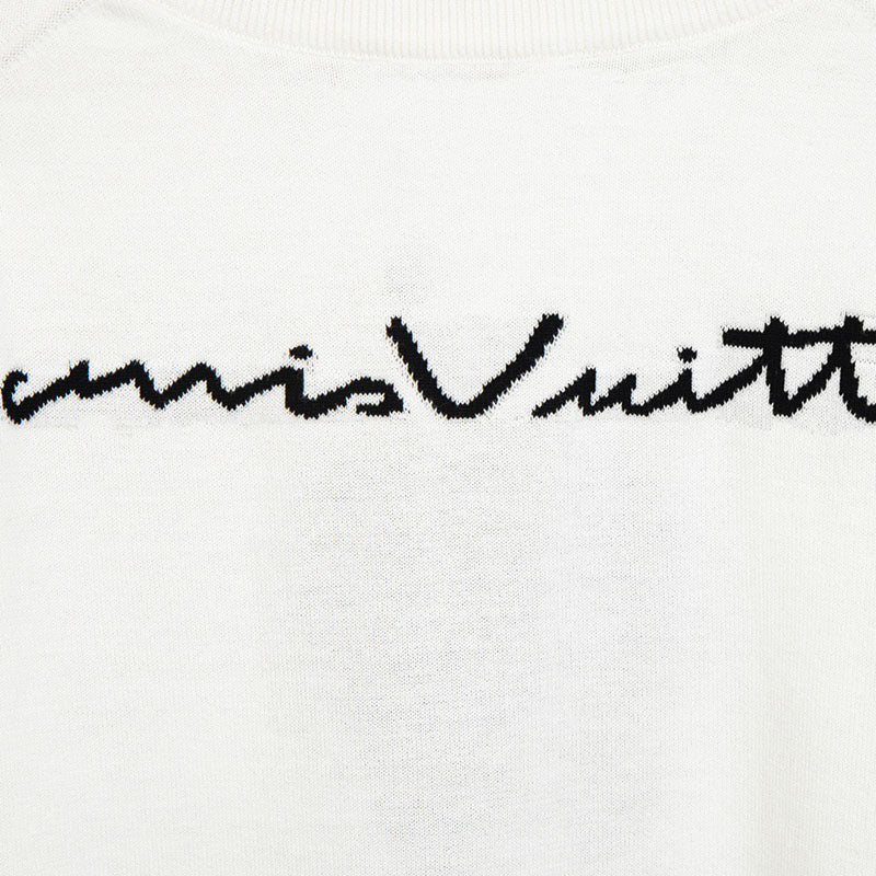 Louis Vuitton Graphic Short-Sleeved Knitwear