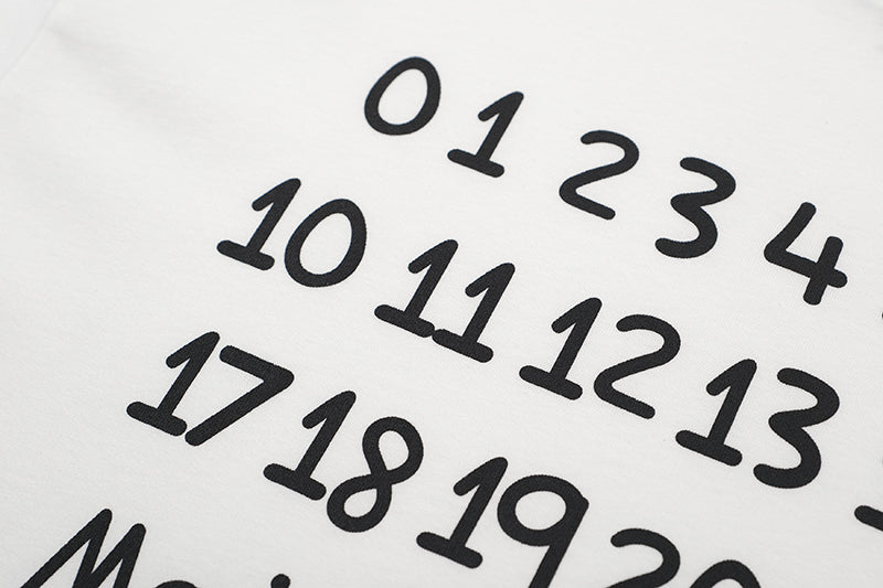Maison Margiela Number Logo T-shirt White