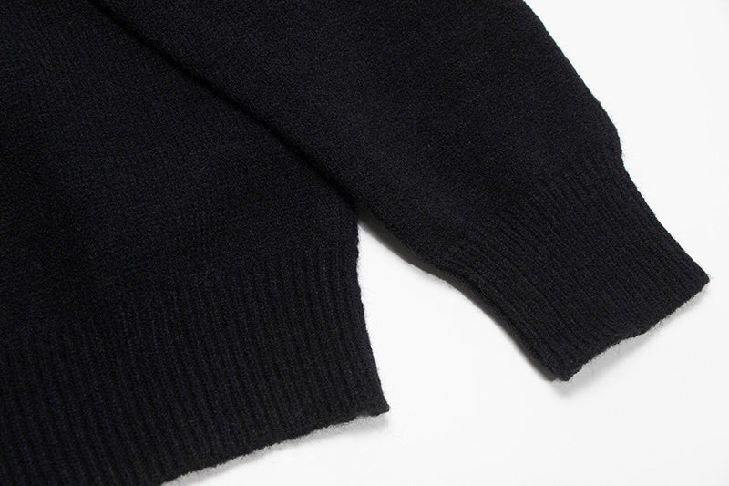 Off White arrow sickle planet jacquard sweater Black