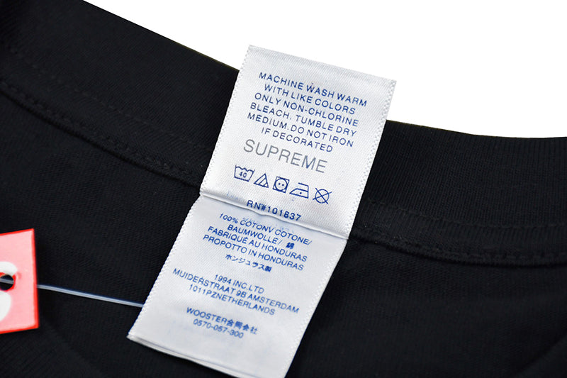 Supreme Tape Tee ' Black'