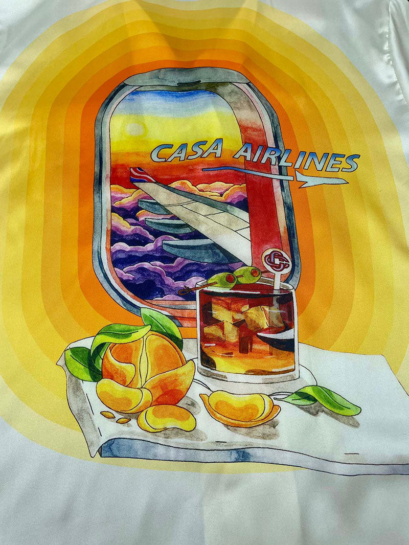 CASABLANCA Panoramique Silk Shirt