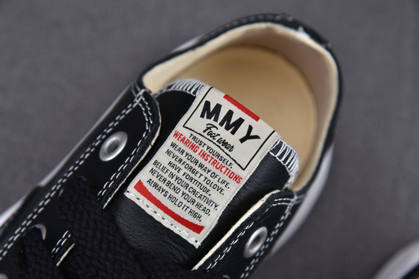 Maison Mihara Yasuiro Baker OG Low Top Leather Black