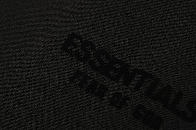 FEAR OF GOD ESSENTIALS logo-print Drawstring Track Pants Black