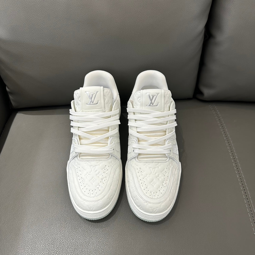 Louis Vuitton LV Trainer Monogram White
