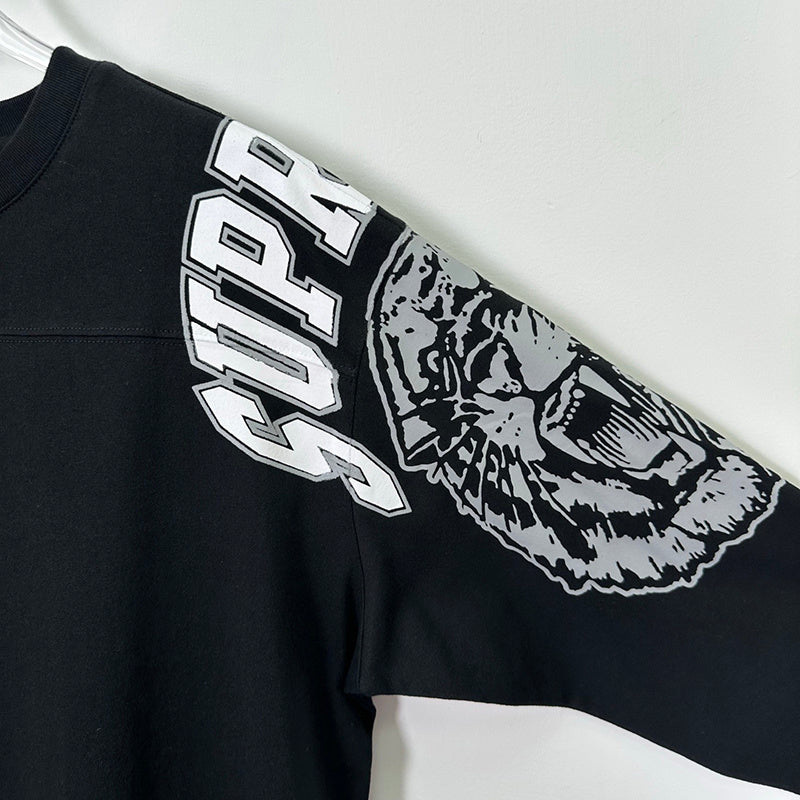 Supreme Mascot L/S Football Top Black