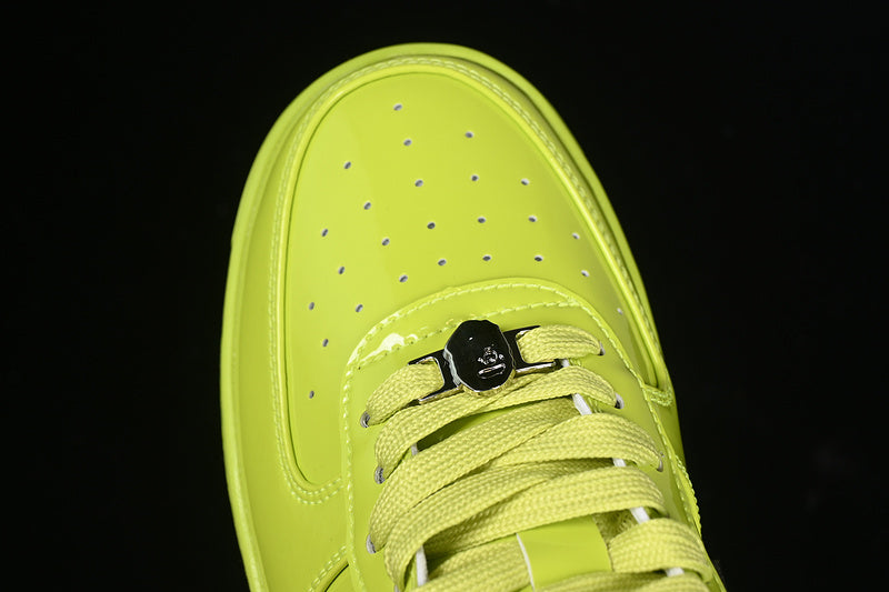 A Bathing Ape Bape Sta #2 Yellow Patent