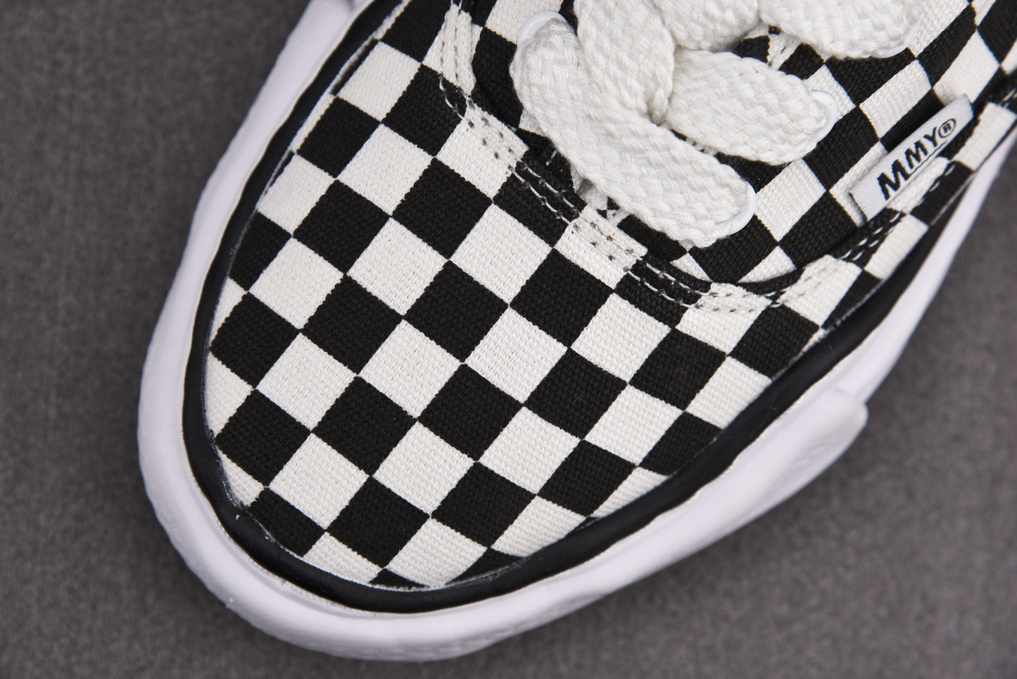 Maison Mihara Yasuiro Baker OG Sole Canvas Low Multi Check Black/White
