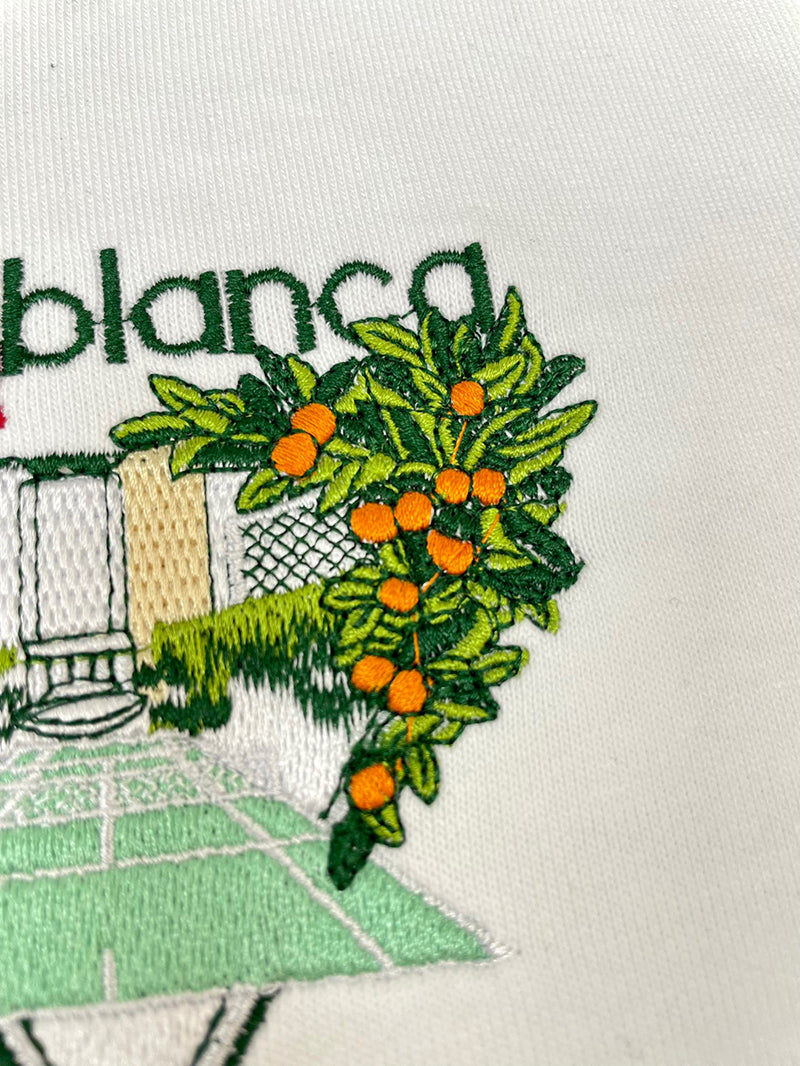 Casablanca Hoody Geborduurde logo Tennis Club