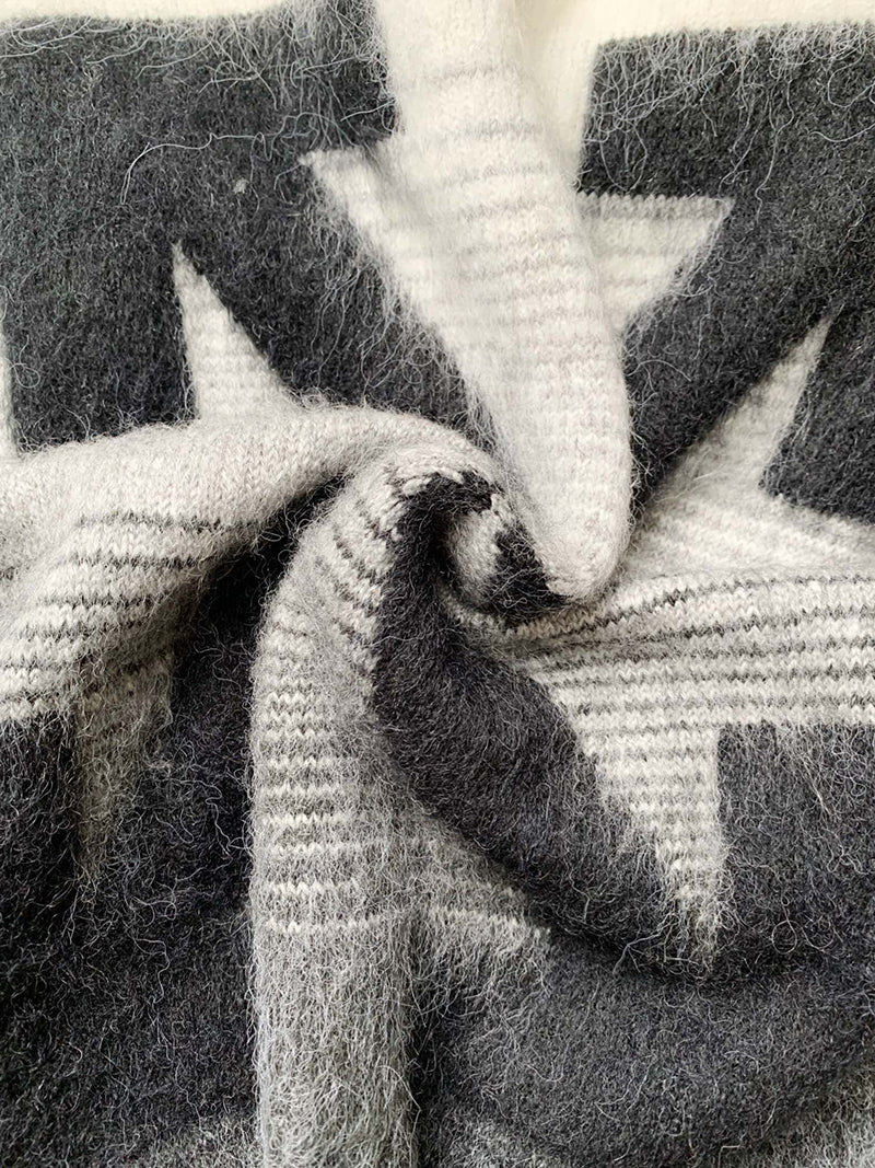 Off-White Diag Arrow Brushed Knit Crewneck Black