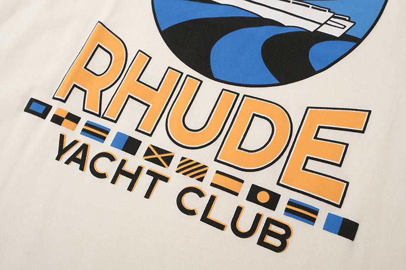 Rhude Yacht Club T-Shirt White