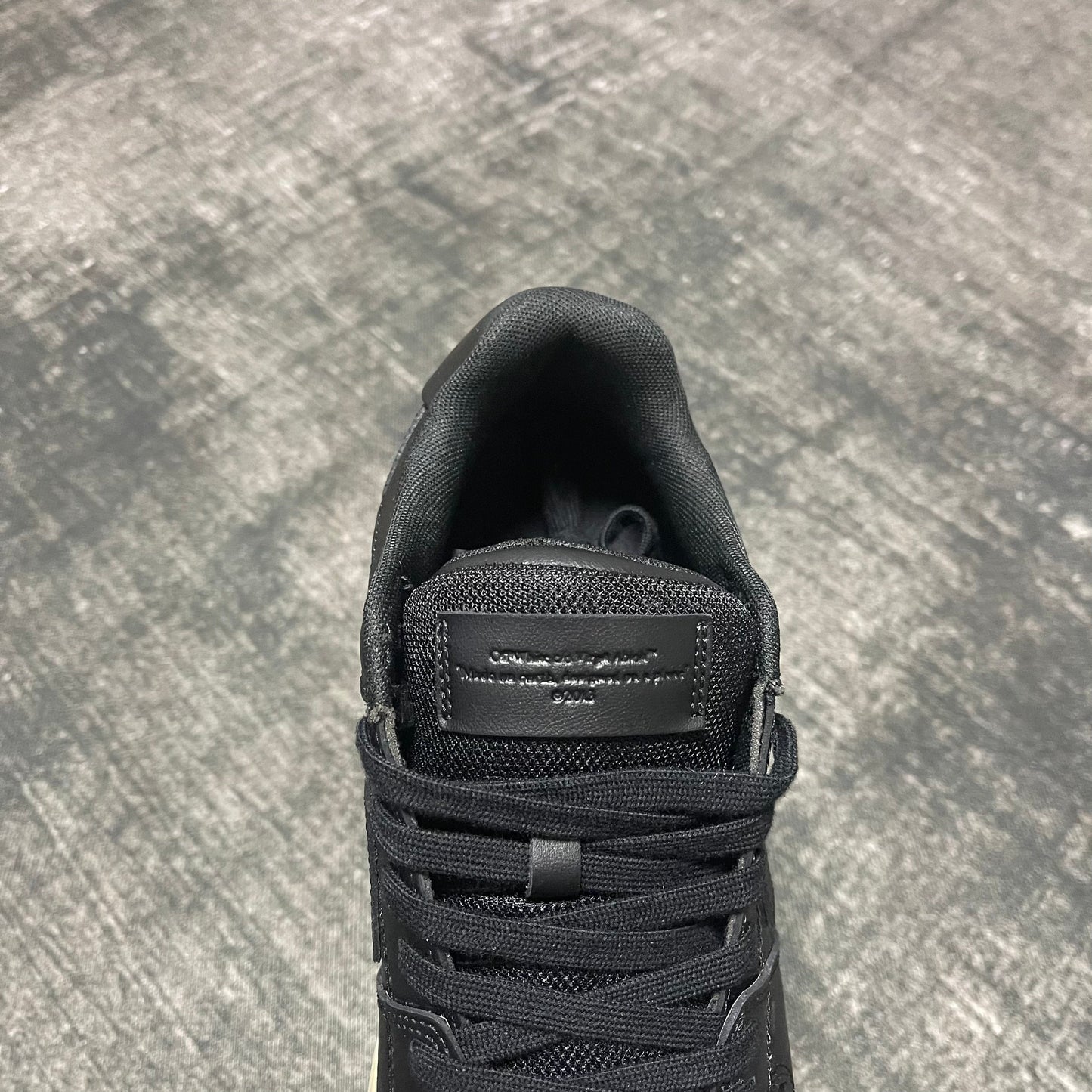 Off-White Out Of Office Calf Leather Black Gold