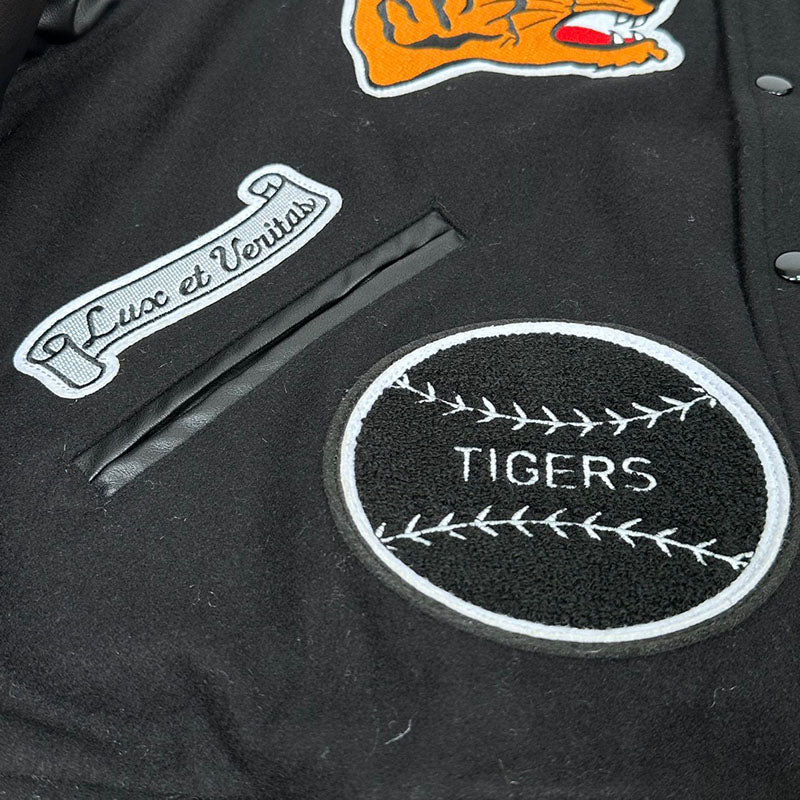 Supreme Tiger Varsity Jacket Black
