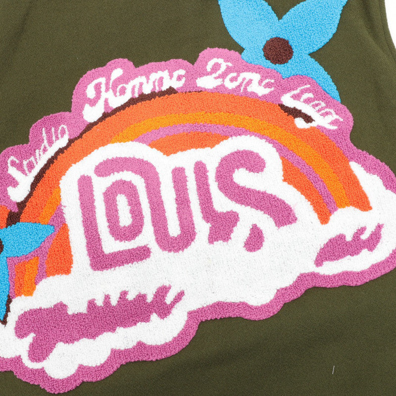 Embroidered Lettering Patch Green | LOUIS VUITTON