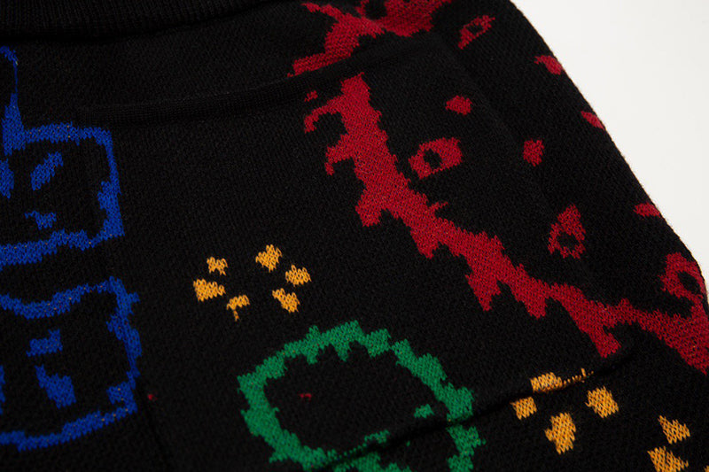 Rhude Bandana Short 'Black/Multicolor'