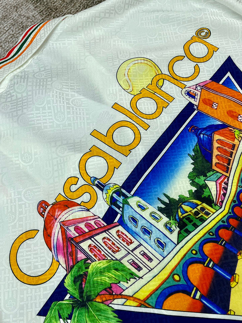 CASABLANCA Tennis Club IconSilk Shirt