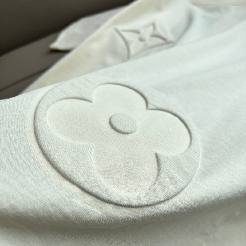 Louis Vuitton Relief Logo Tee White