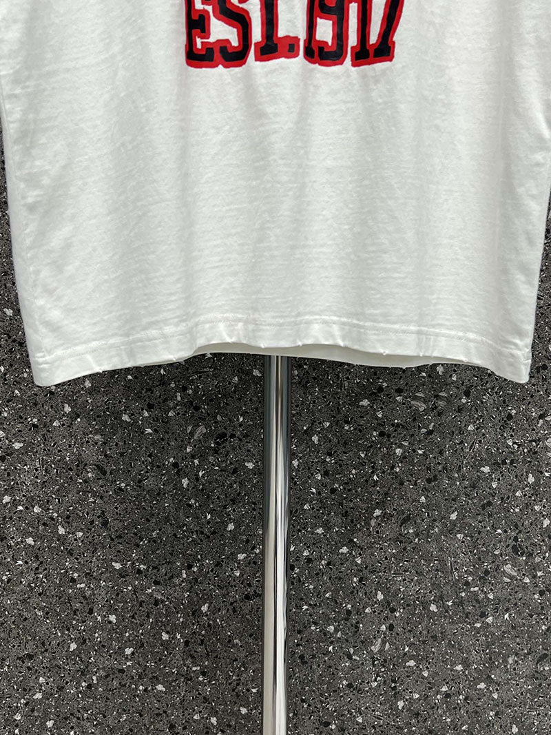 Balenciaga College Medium Fit T-Shirt White -SS22