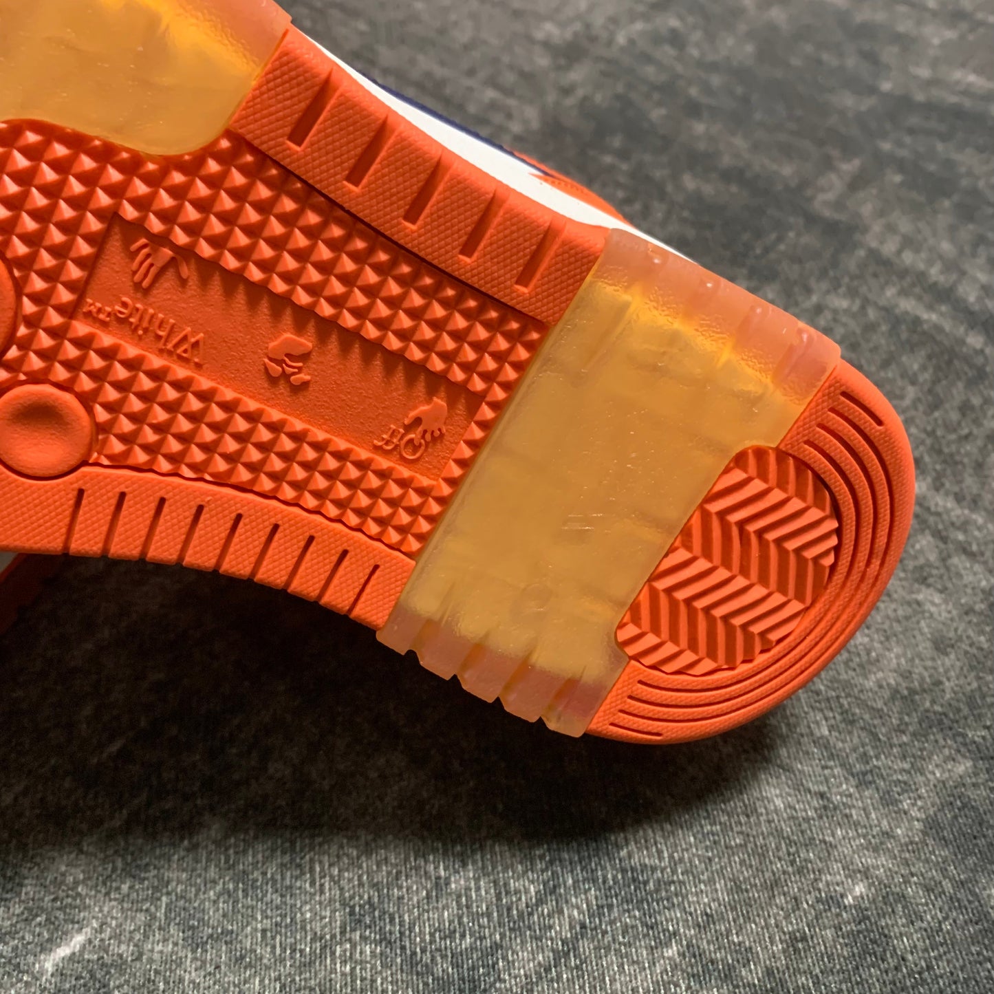 Off-White Out Of Office Low Tops White Orange Blue
