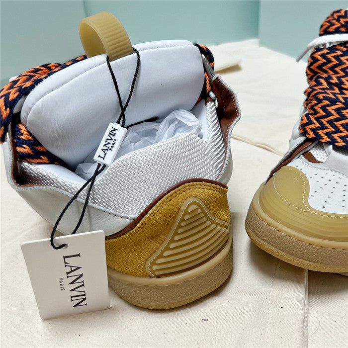 Lanvin Curb Sneaker White Beige