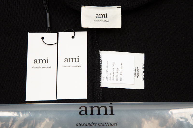 Ami De Coeur Polo Shirt Black