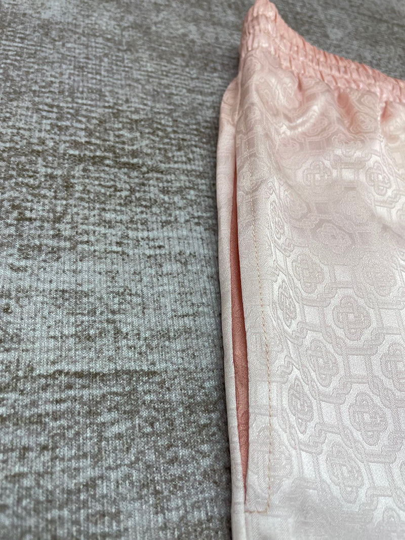 Casablanca Rainbow Monogram Silk Shorts