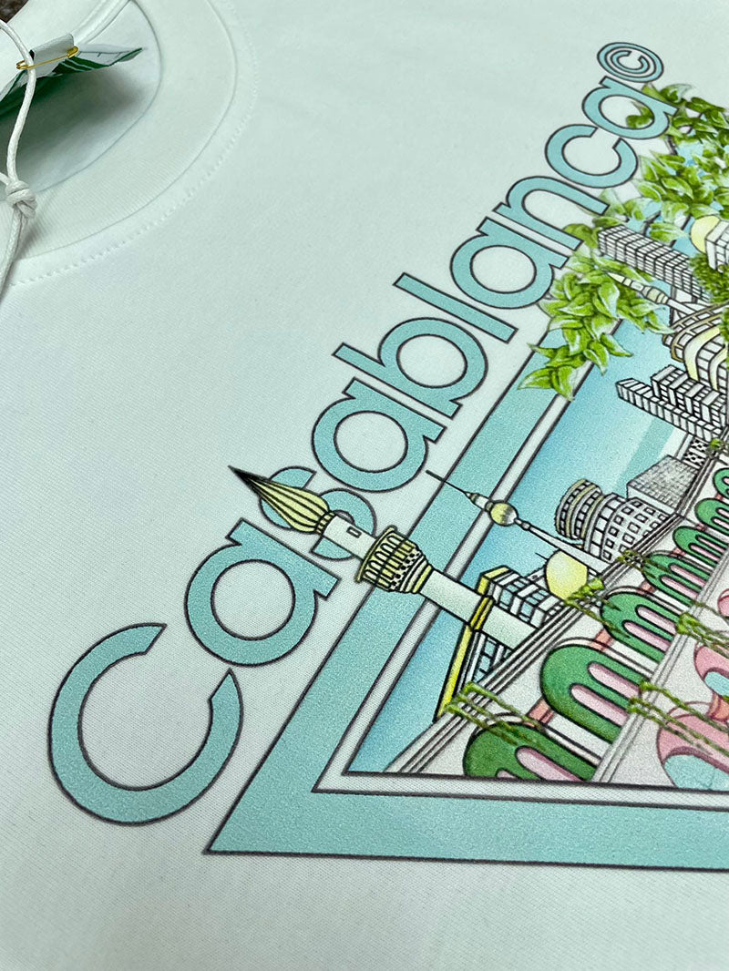 CASABLANCA Tennis Club Icon T-shirt White