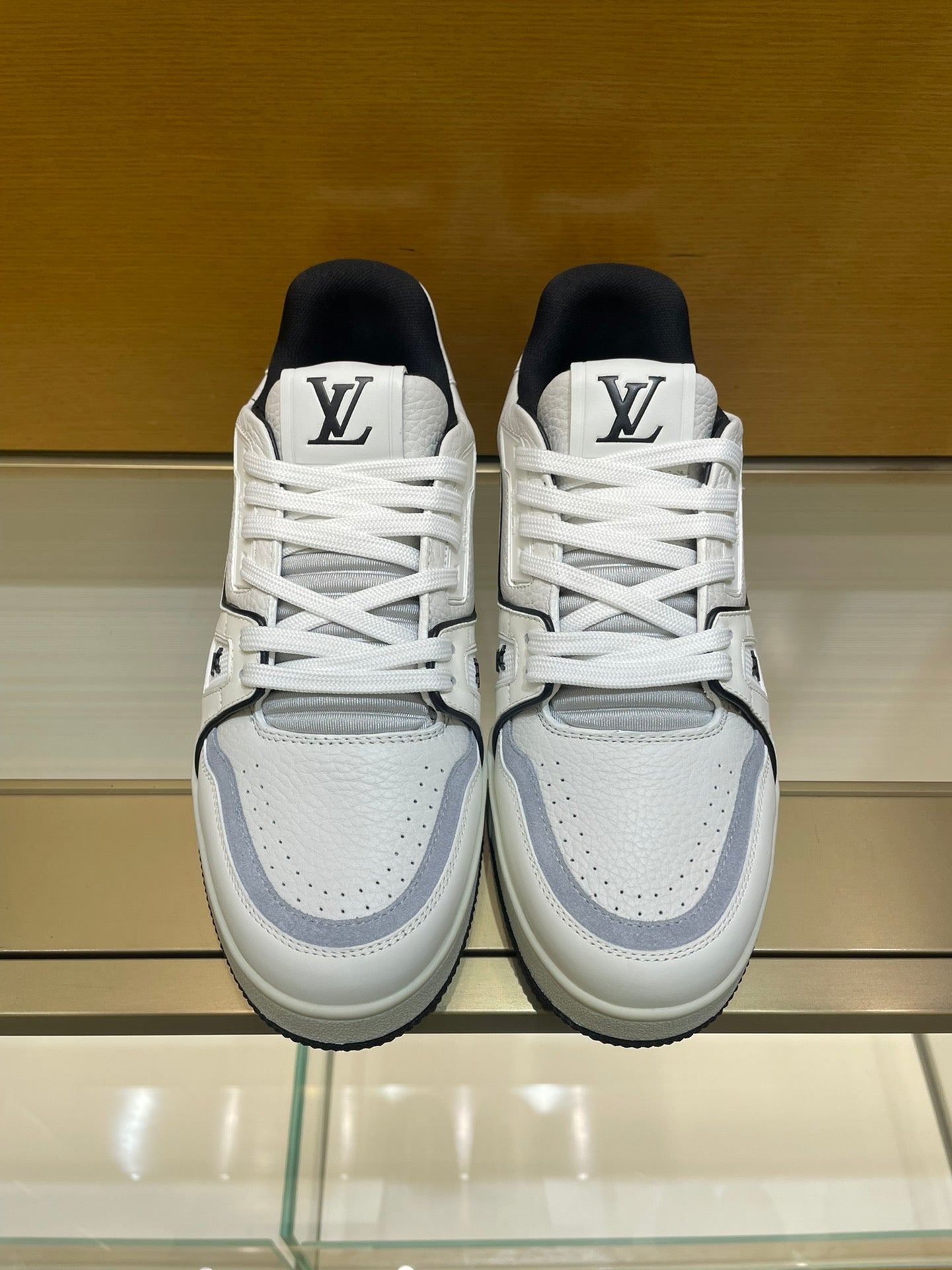 Louis Vuitton Trainer #54 Signature White Black