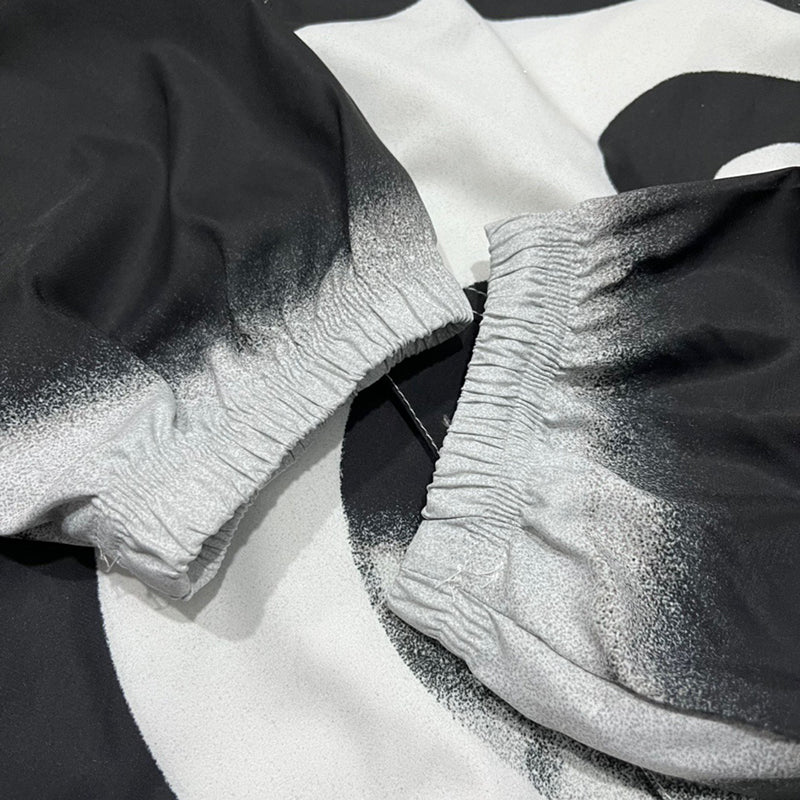 Stussy 8 Ball Beach Shell 'Grayscale'