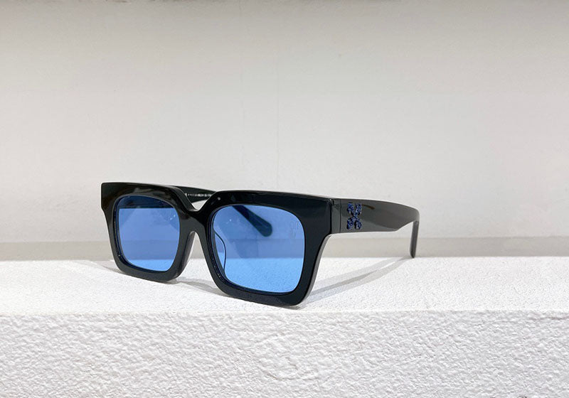 Off-White Rectangular Frame Sunglasses