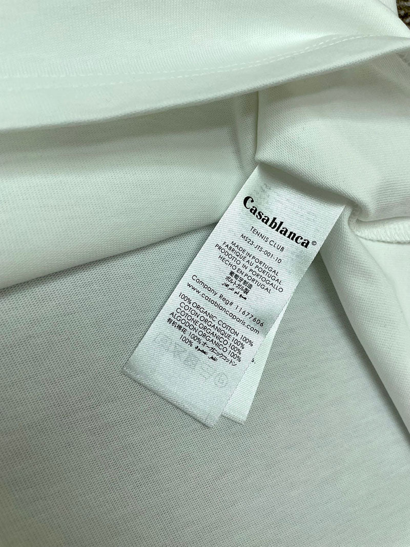 CASABLANCA Tennis Club Icon T-shirt White/Multi