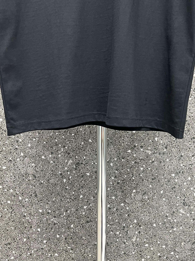 Balenciaga Paris By Day Tight T-shirt Black Faded