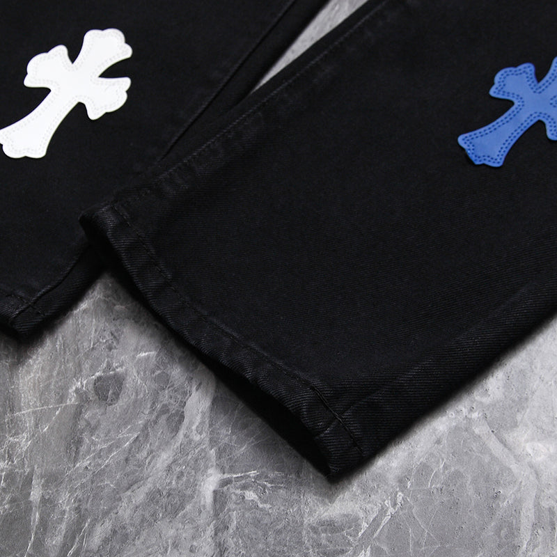 Chrome Hearts Los Angeles Exclusive Levi's Cross Patch Jeans