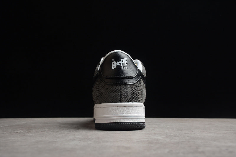 A Bathing Ape Bape Sta Snake Skin Black