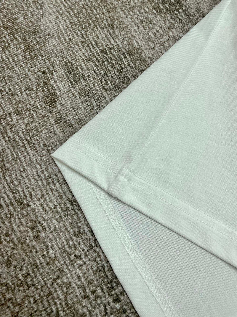 CASABLANCA Gradient Stripe Ringer T-Shirt White