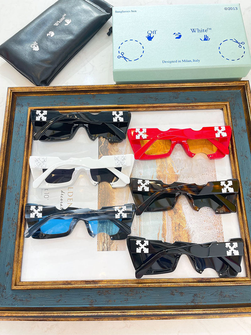 OFF-WHITE Cannes Cut-Out Cat-Eye Sunglasses