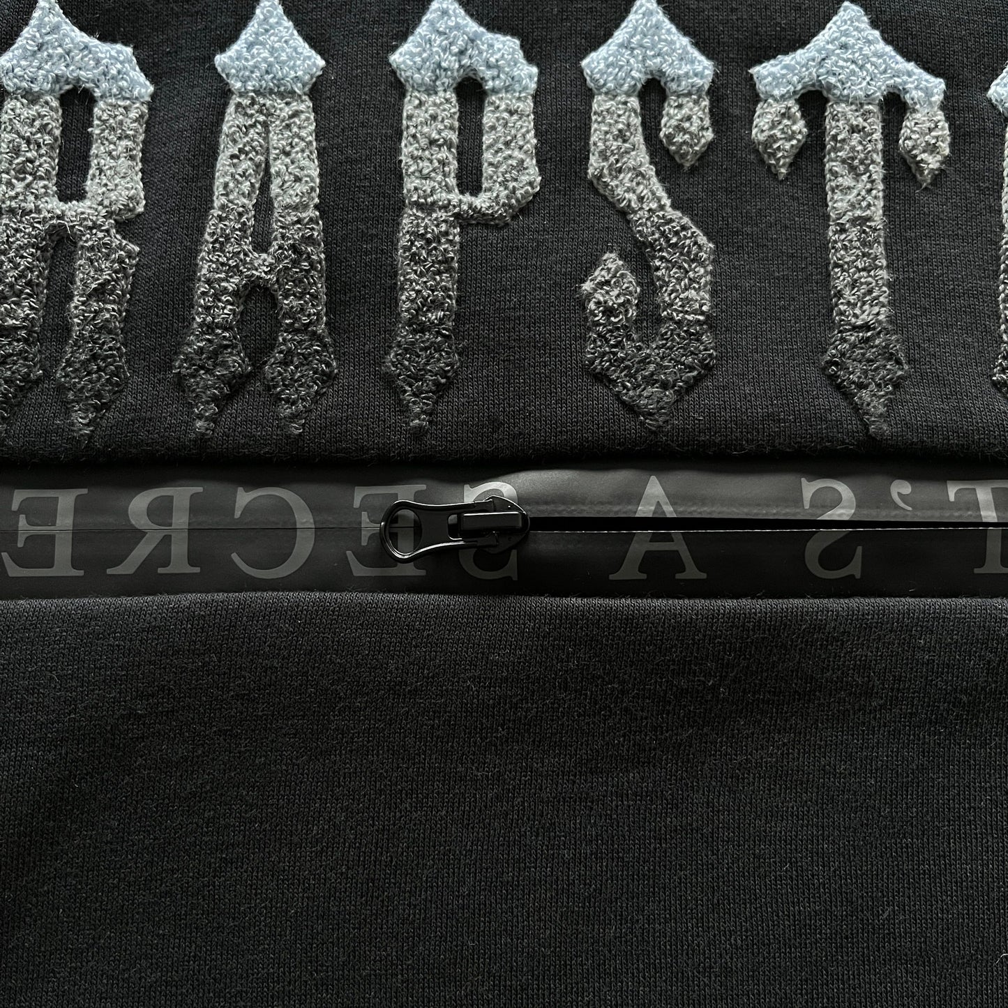 Tapstar Chenille Decoded 2.0 Hooded Tracksuit-Black/Grey