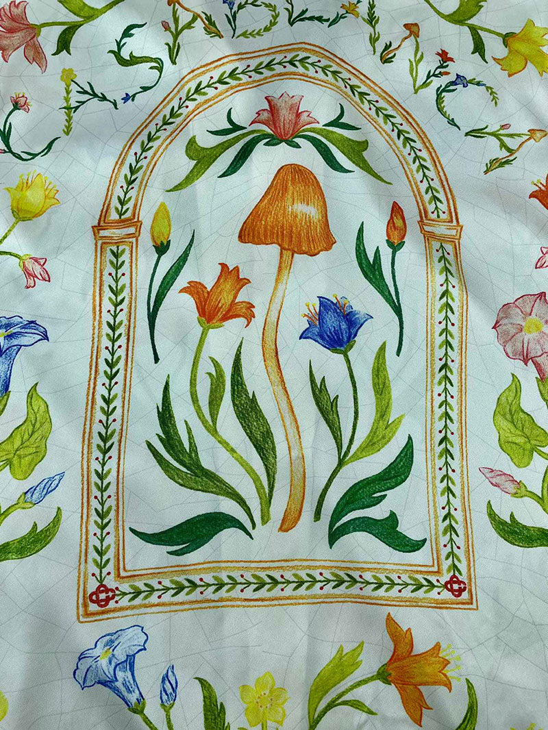 CASABLANCA L'Arche Fleurie Silk Shirt